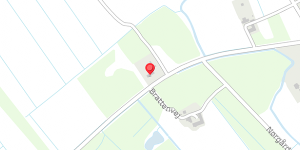 Trafikstøjkort på Brattenvej 5, 9981 Jerup