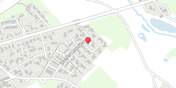 Trafikstøjkort på Skelleruptoften 36, 8600 Silkeborg