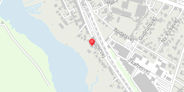 Trafikstøjkort på Klostervej 52, 8680 Ry