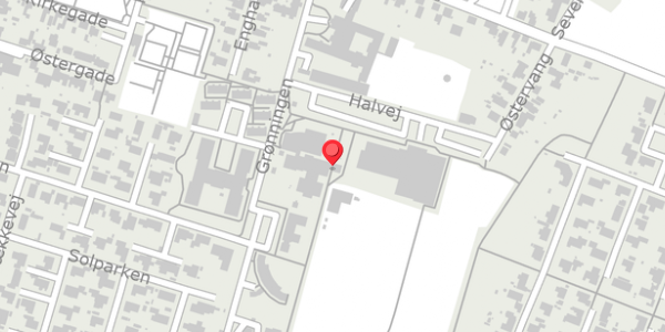 Trafikstøjkort på Halvej 2, 7830 Vinderup