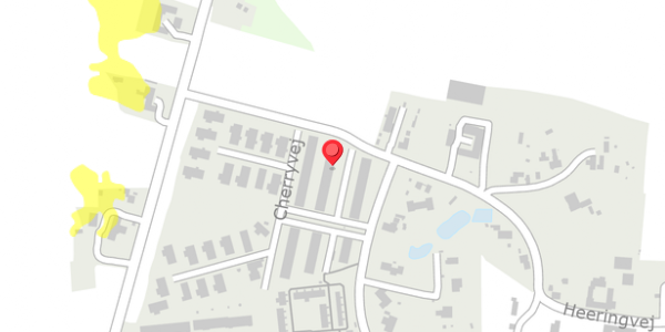 Trafikstøjkort på Cherryvej 18, 4690 Haslev