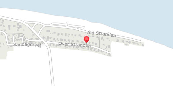 Trafikstøjkort på Over Stranden 21, . , 8961 Allingåbro