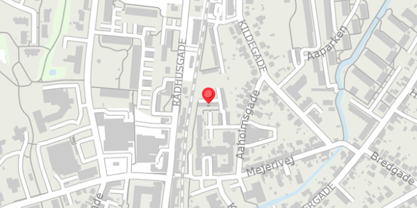 Trafikstøjkort på Aaholmsgade 3B, 8300 Odder