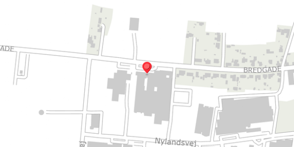 Trafikstøjkort på Bredgade 4, 6940 Lem St