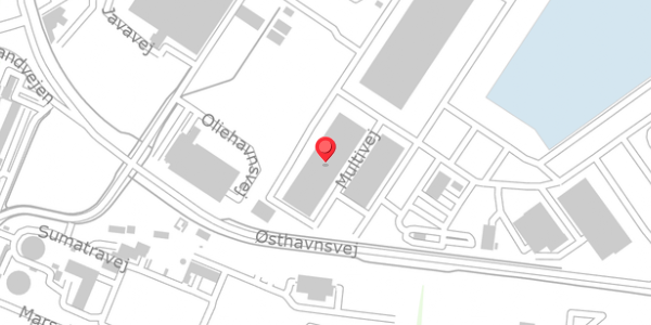 Trafikstøjkort på Multivej 6B, 8000 Aarhus C