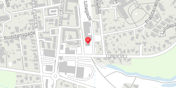Trafikstøjkort på Lundevej 5, 8300 Odder