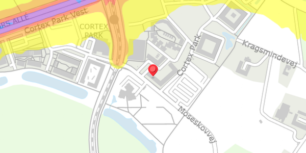 Trafikstøjkort på Cortex Park 24C, . , 5230 Odense M