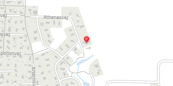 Trafikstøjkort på Athenesvej 28, 4200 Slagelse