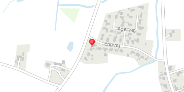 Trafikstøjkort på Engvej 21, st. , 7300 Jelling