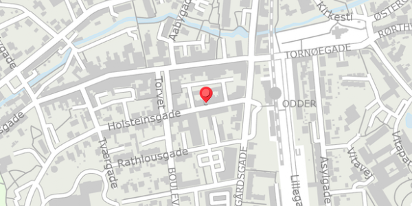 Trafikstøjkort på Holsteinsgade 10, 8300 Odder