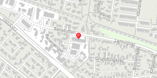 Trafikstøjkort på Banetoften 14, . , 7500 Holstebro