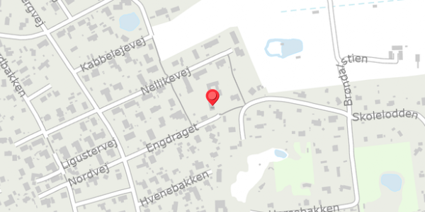 Trafikstøjkort på Engdraget 11, 3390 Hundested