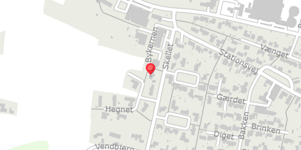 Trafikstøjkort på Hegnet 4, 7700 Thisted