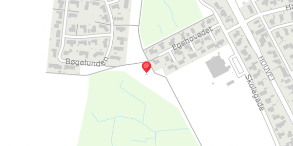 Trafikstøjkort på Egehovedet 55A, 8300 Odder