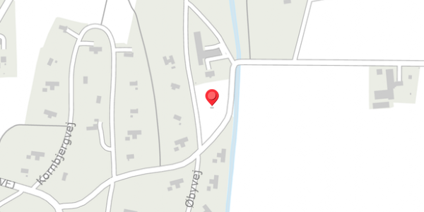 Trafikstøjkort på Øvej 2, 6990 Ulfborg