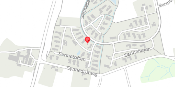 Trafikstøjkort på Serinetoften 63, 8340 Malling