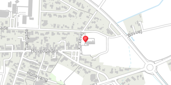 Trafikstøjkort på Kirkevej 2, 6534 Agerskov