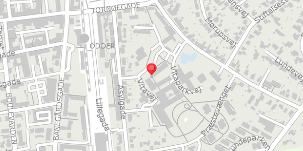 Trafikstøjkort på Vitavej 59, . , 8300 Odder