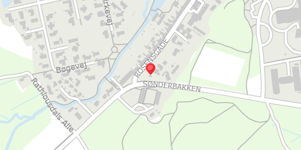 Trafikstøjkort på Sønderbakken 1, . , 8300 Odder
