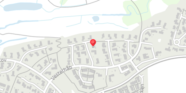 Trafikstøjkort på Vesterhåb 27, 8300 Odder