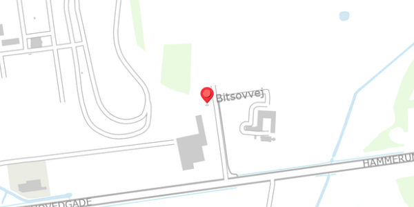 Trafikstøjkort på Bitsovvej 5, 7400 Herning