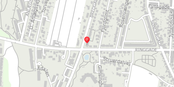 Trafikstøjkort på Bredgade 57, . , 7600 Struer