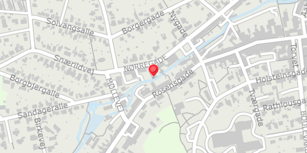 Trafikstøjkort på Nørregade 59G, 8300 Odder