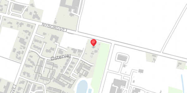 Trafikstøjkort på Østervej 21, . , 5540 Ullerslev