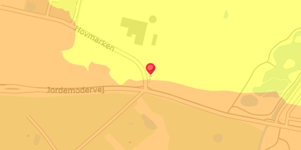 Trafikstøjkort på Hovmarken 2, 4100 Ringsted