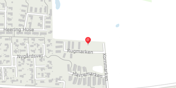 Trafikstøjkort på Rugmarken 12, 4690 Haslev
