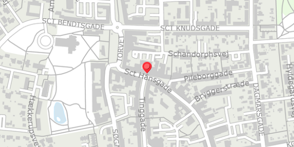 Trafikstøjkort på Sct Hansgade 9, . , 4100 Ringsted