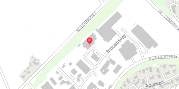 Trafikstøjkort på Industrivej 7, 6640 Lunderskov