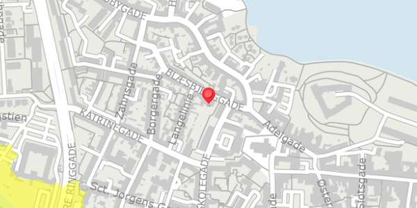 Trafikstøjkort på Skolegade 2A, 6000 Kolding