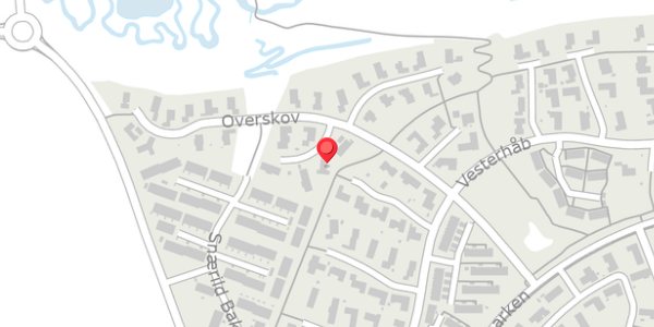 Trafikstøjkort på Overskov 3, 8300 Odder