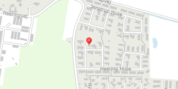 Trafikstøjkort på Heering Huse 11, 4690 Haslev