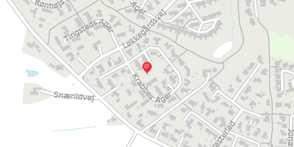 Trafikstøjkort på Krabbes Ager 1F, 8300 Odder