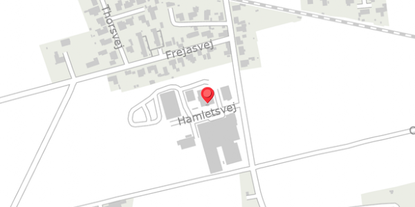 Trafikstøjkort på Hamletsvej 4, . , 7480 Vildbjerg