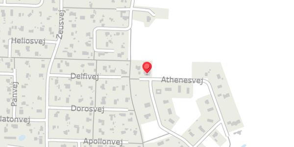 Trafikstøjkort på Athenesvej 52, 4200 Slagelse