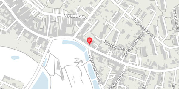 Trafikstøjkort på Algade 111, 4760 Vordingborg