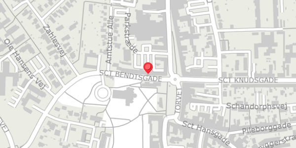 Trafikstøjkort på Sct Bendtsgade 6, . , 4100 Ringsted