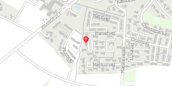 Trafikstøjkort på Planetvej 39, . , 8600 Silkeborg
