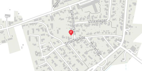Trafikstøjkort på Smedegade 22, 8300 Odder