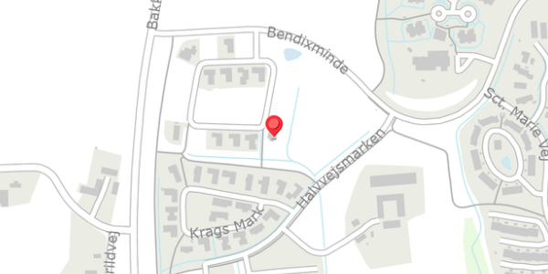 Trafikstøjkort på Rens Mark 26, 8300 Odder