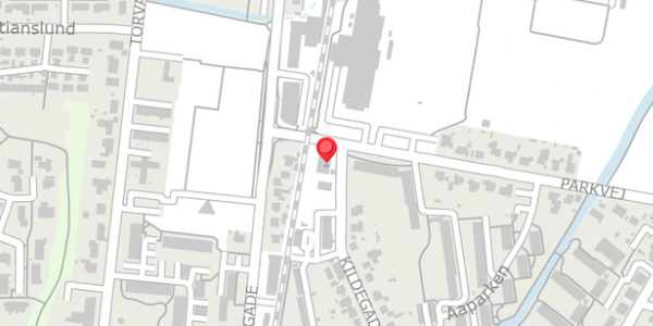 Trafikstøjkort på Kildegade 29, 2. 2, 8300 Odder
