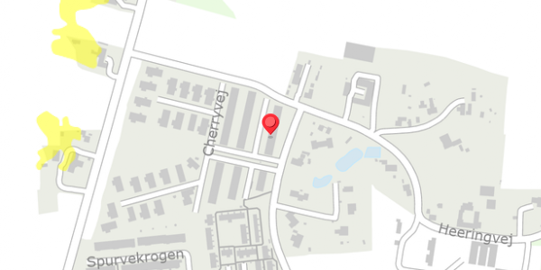 Trafikstøjkort på Cherryvej 6, 4690 Haslev