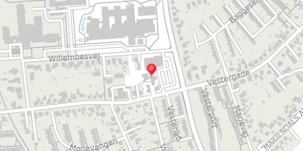 Trafikstøjkort på Marievangsvej 4E, 4200 Slagelse