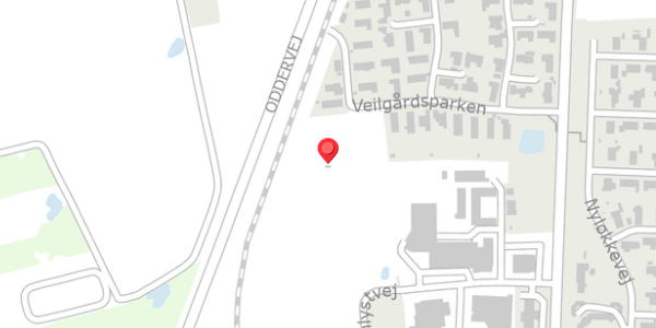 Trafikstøjkort på Sofienlystvej 10, 8340 Malling