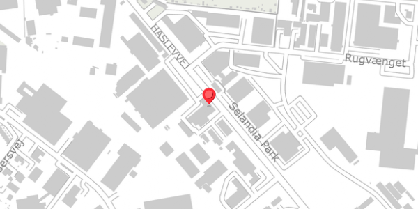 Trafikstøjkort på Haslevvej 12, 4100 Ringsted