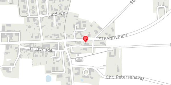 Trafikstøjkort på Strandvejen 5, 8300 Odder