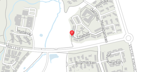 Trafikstøjkort på Ullehøj 53, 4140 Borup